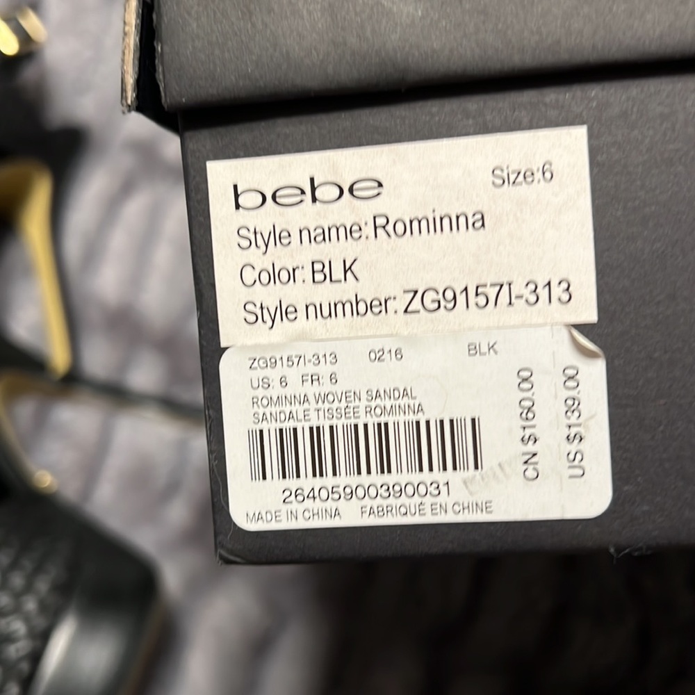 Bebe Black Platform Heels - Picture 8 of 8